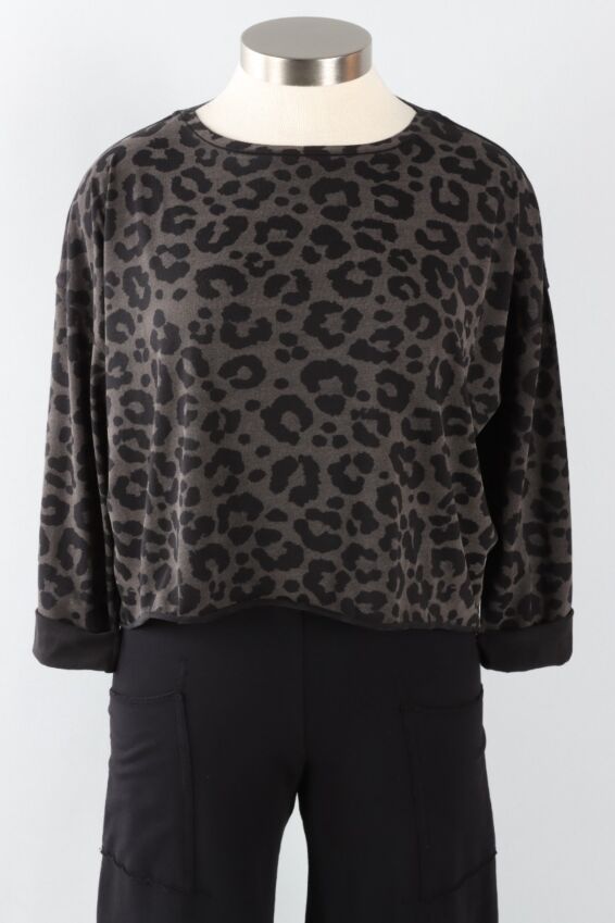 Mini Boxy Tee - Leopard