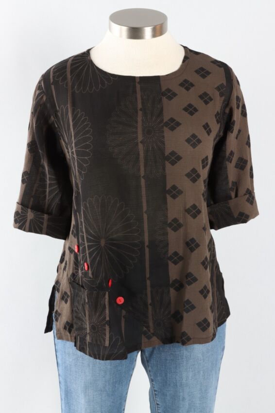 Button Blouse - Cactus 
