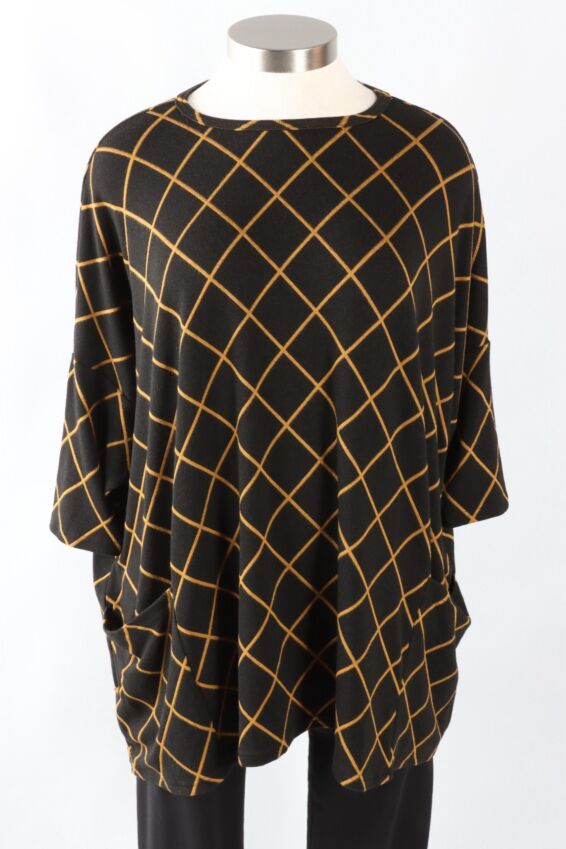 Osize Pullover - Brass Diamond