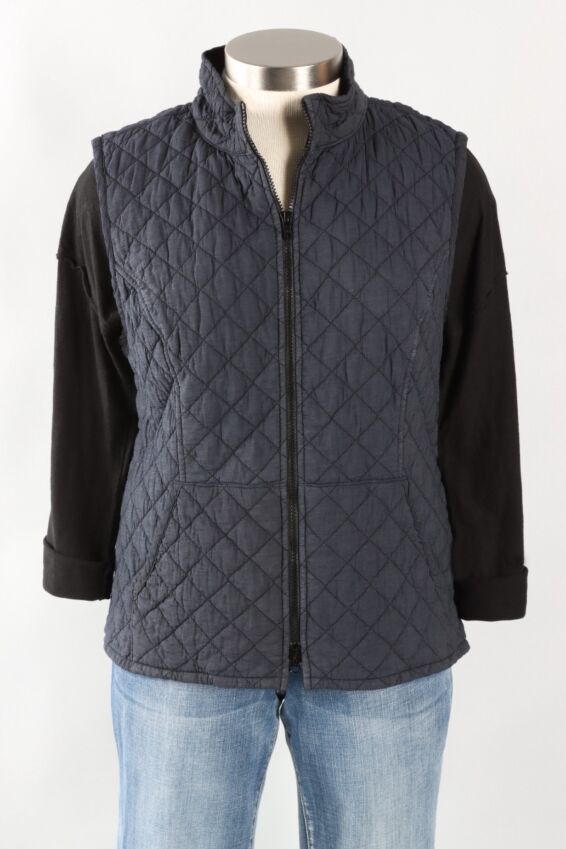 Zip Front Vest - Night
