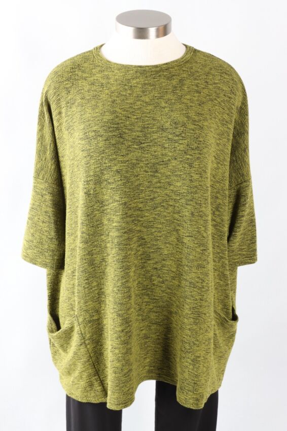 Osize Pullover - Frog Crimped Fabric