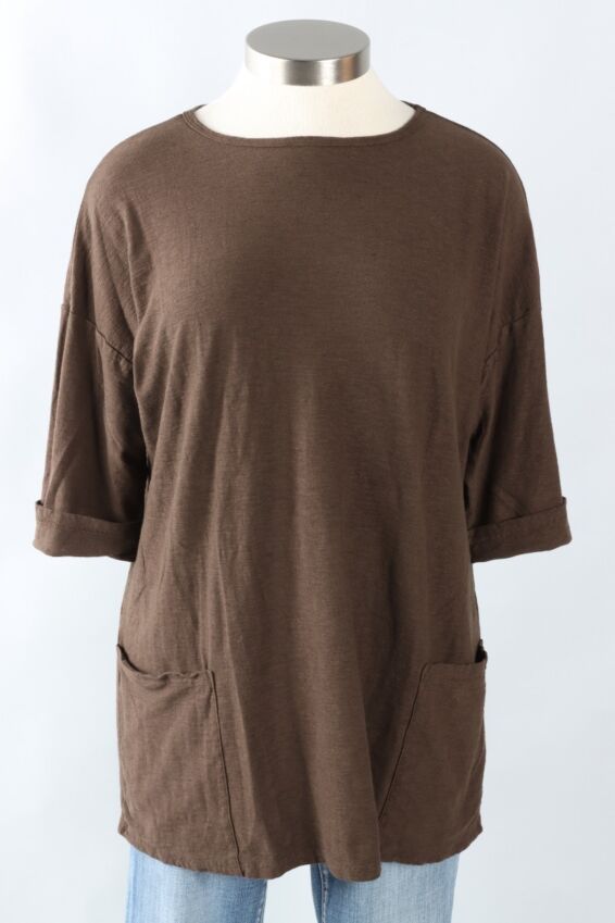 Osize Pullover - Mahogany 