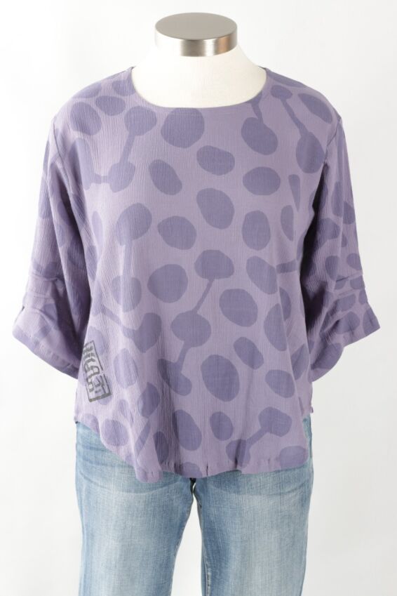 Essential Blouse - Lavender Dot