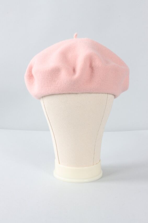 Classic Basque Beret - Pink 