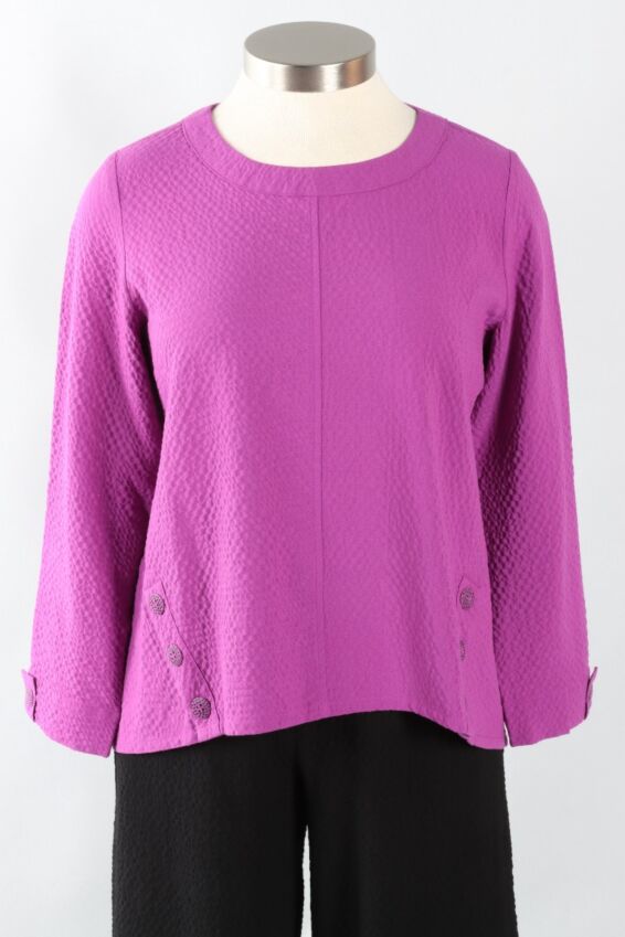 Side Button Pullover - Jam 