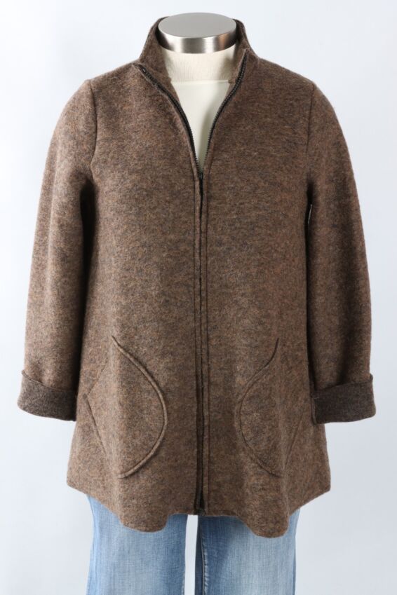 Zip Swing Jacket - Saddle 