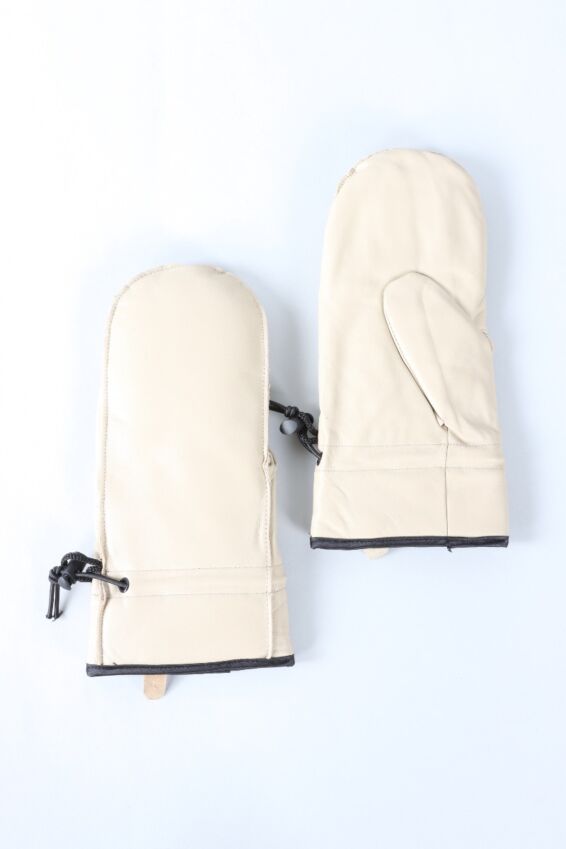 Leather Glitten - Bone