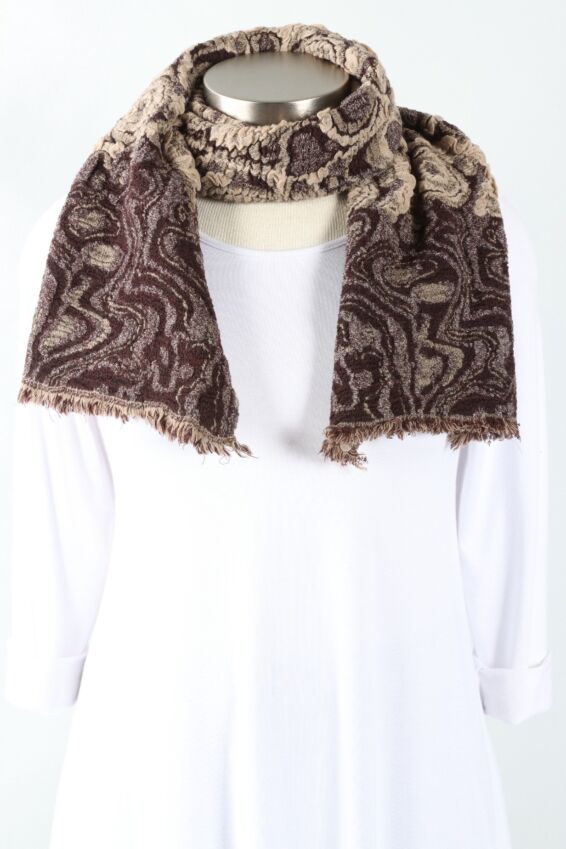 Mixed Media Muffler - Walnut