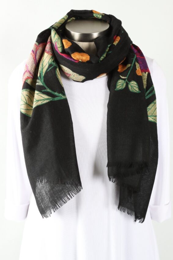 Conrad Scarf - Black Multi