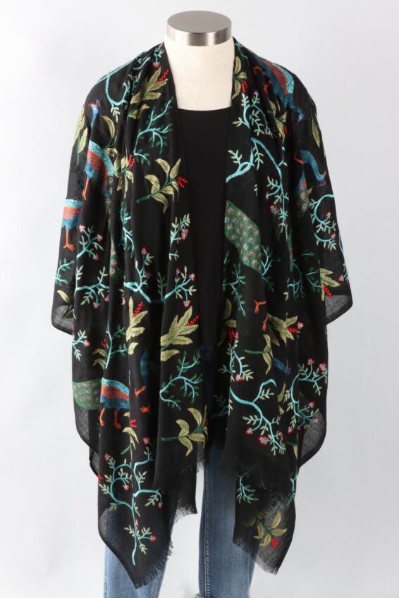 Ruana - Peacock