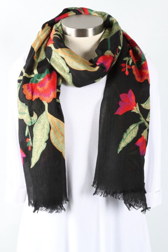 Embroidered Scarf - Bellagio