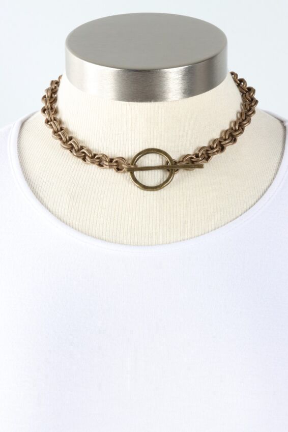 Toggle Necklace - Bronze