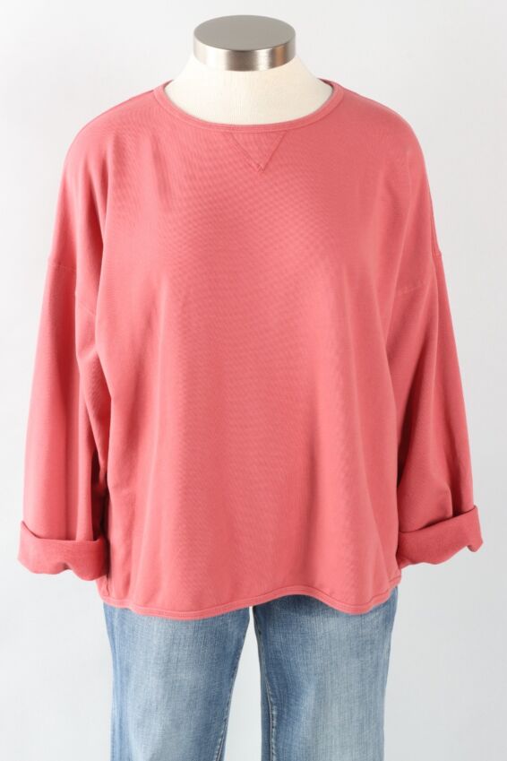 Oversize Sweatshirt - Rosewood