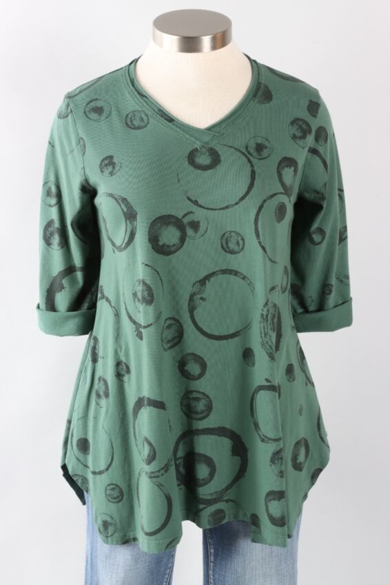 A-Line Tunic Plus - Forest Bubble