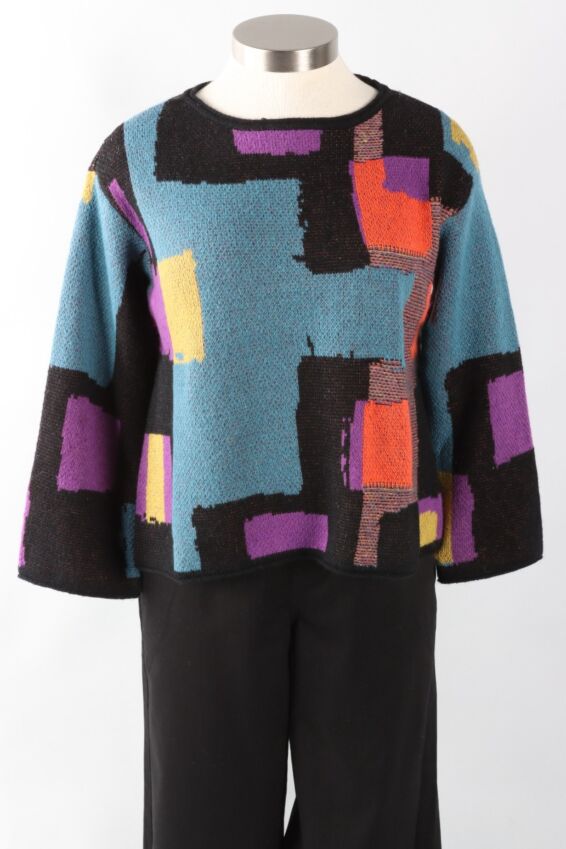 Collage Swing Pullover - Multi Color