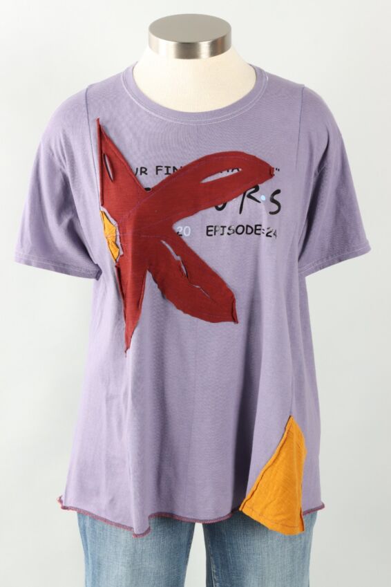 One Flower Tee - Lavender #2