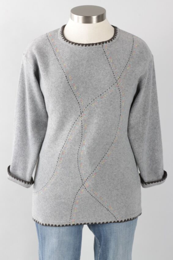 Rainbow Sweater - Grey