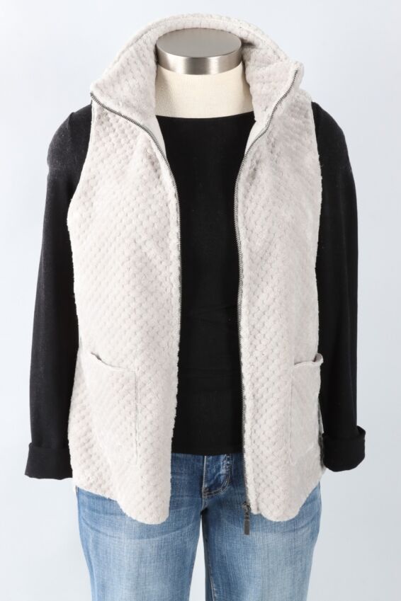 Patch Pocket Vest - Putty