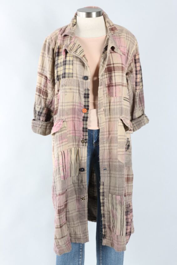 Patchwork Haven Coat - Ombre