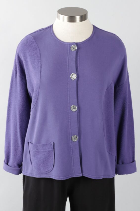 Crop Jacket - Violet