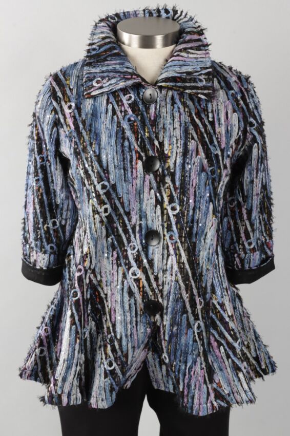 Sequin Jacket - Blue Multi