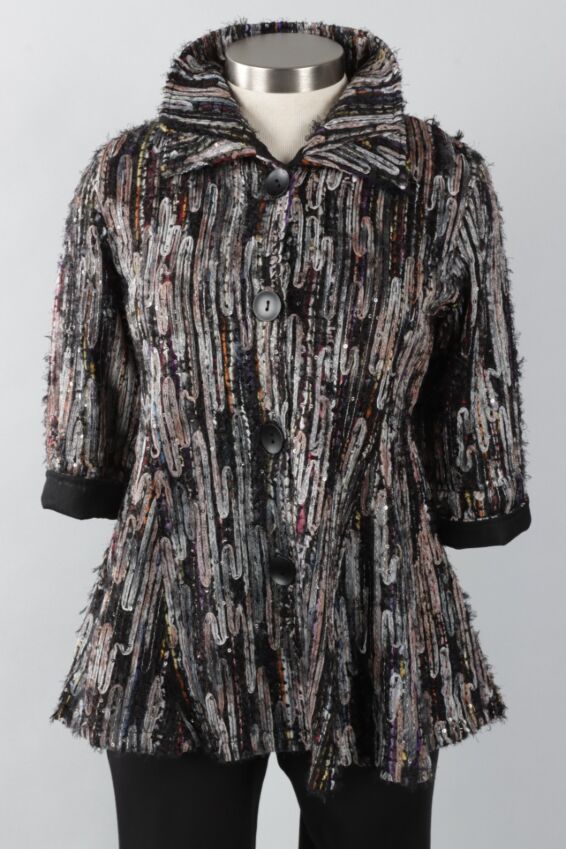 Sequin Jacket - Brown Multi