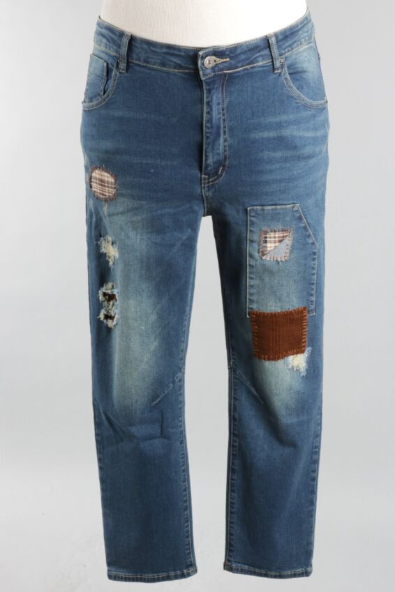 Patch Jogger - Denim