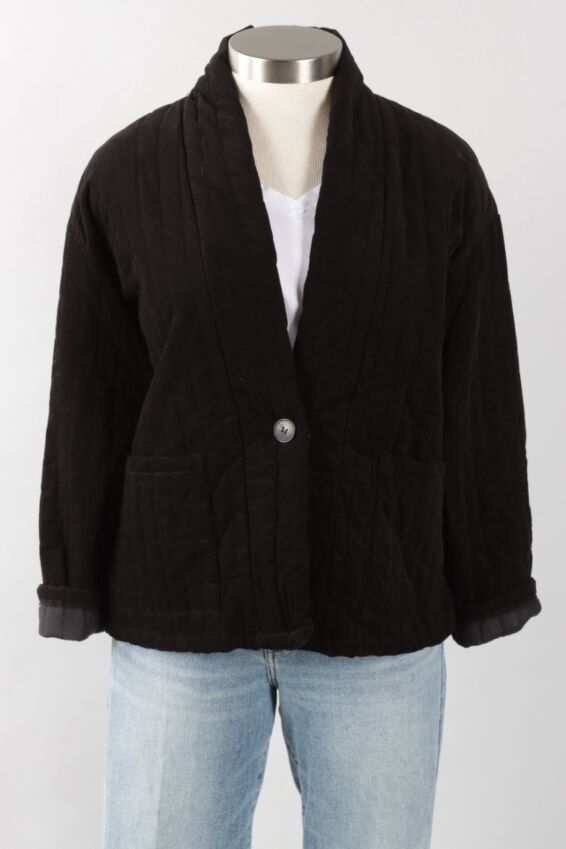 Quilted Jacket - Black