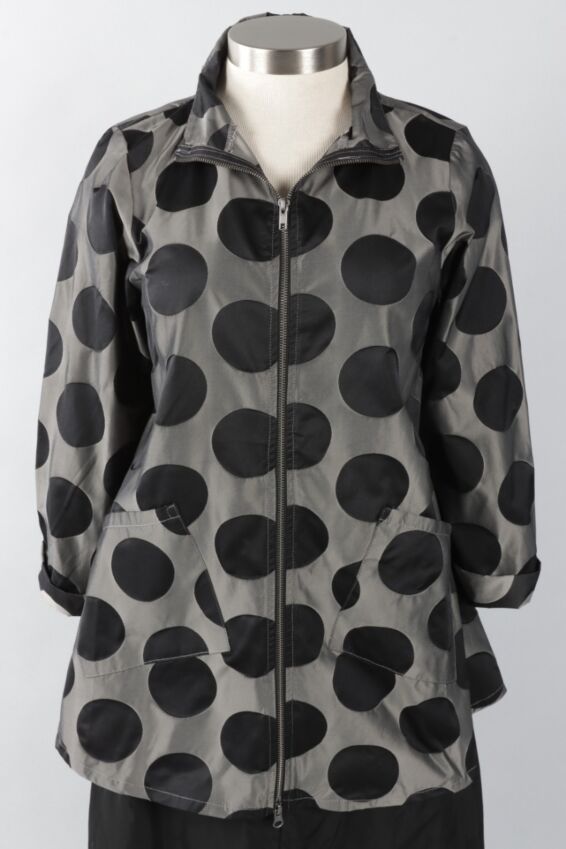 Marz Jacket - Black Dot Jacquard