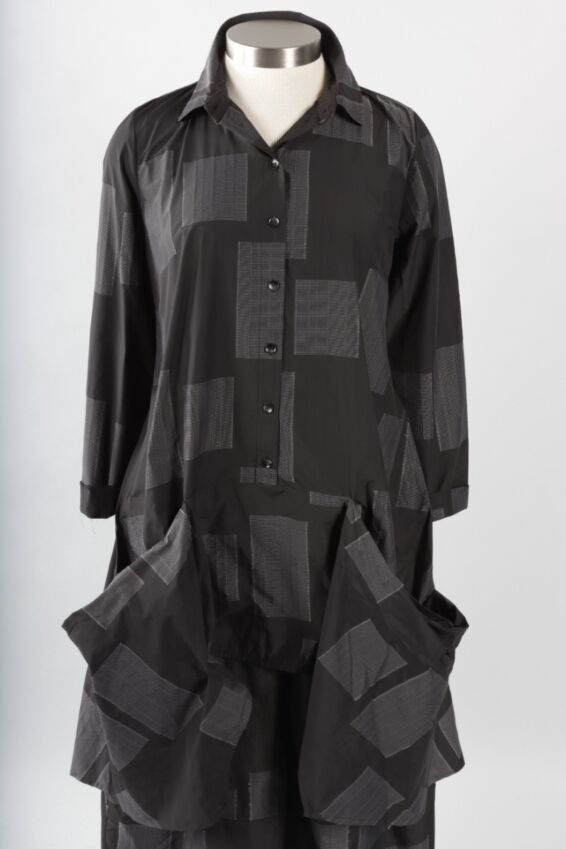 Urban Oversized Shirt - Squares
