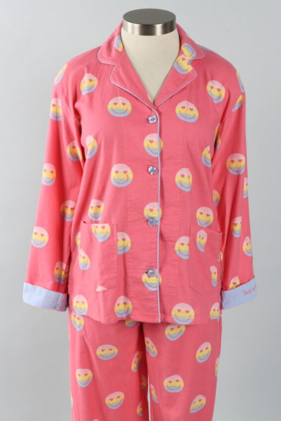 Flannel PJ Set - Keep on Smiling