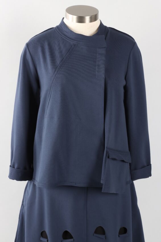 Asym Jacket - Blue