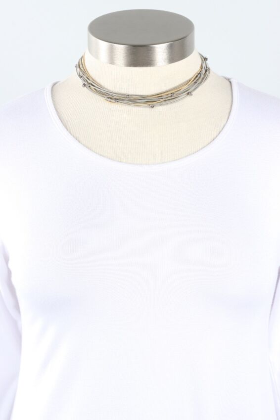 Crystal Multi Strand Necklace - Multi
