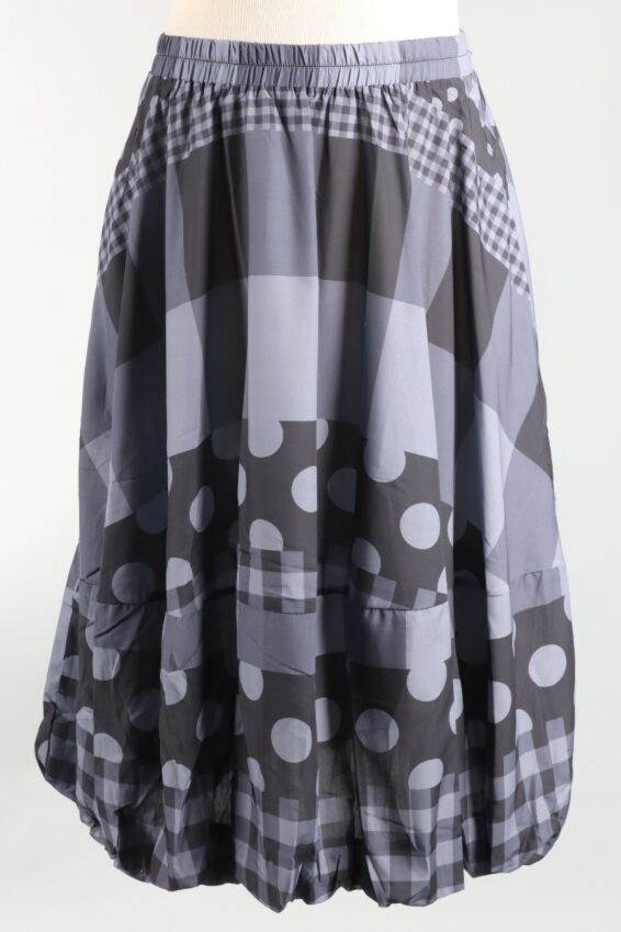 Patchwork Skirt - Black