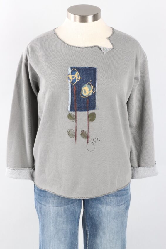 Golden Pullover Plus - Grey
