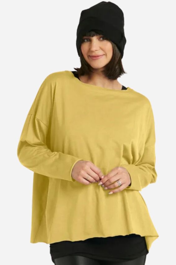 Boxy Tee - Chartreuse