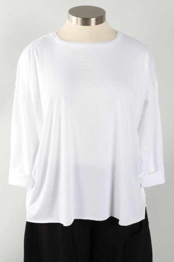 Boxy Tee - White