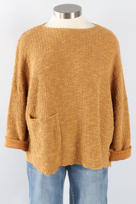 Osize Pocket Pullover - Manuka