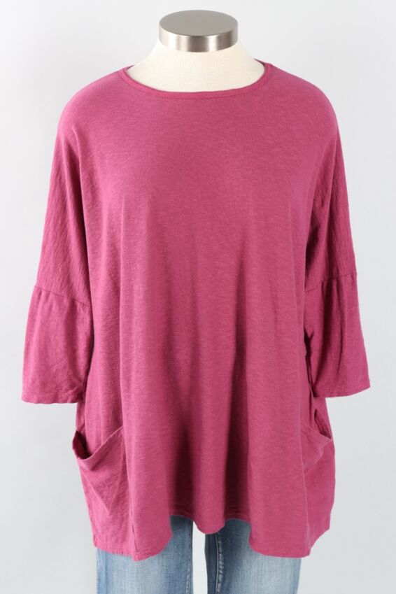 Osize Pullover - Rhubarb