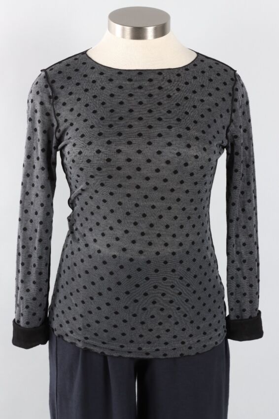 Pearl Edge Tee - Black Dot