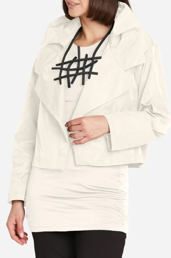 Triple Collar Jacket - Stone