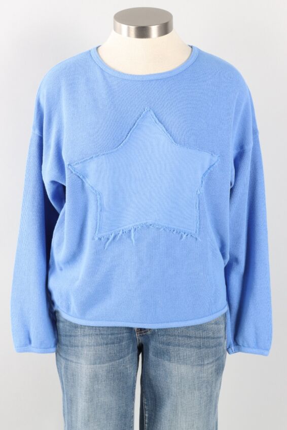 Star Patch Sweatshirt - Cool