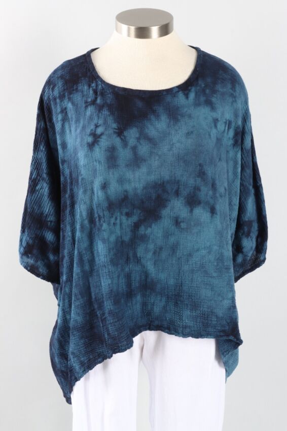 Name-It-Jane Blouse - Washed Sapphire
