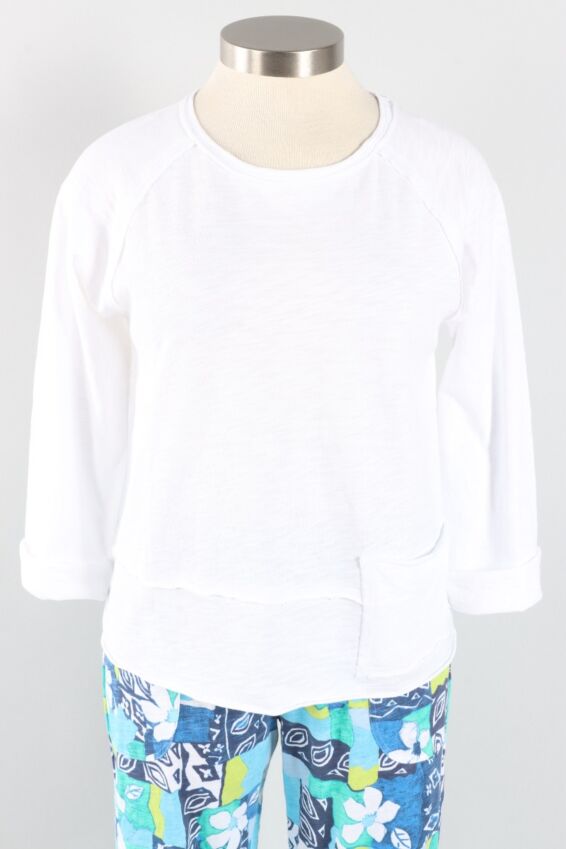 Pocket Pullover - White