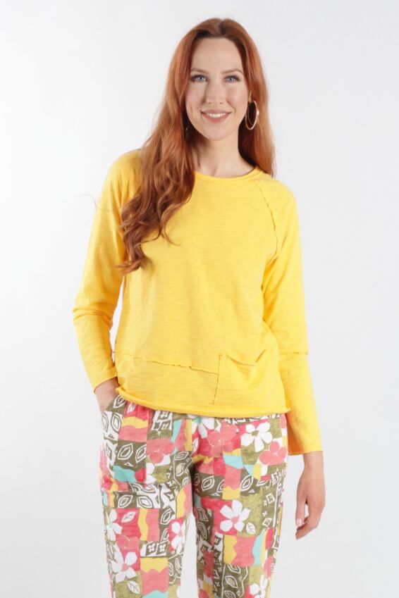 Pocket Pullover - Lemon