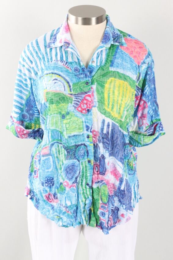 Snap Front Top Plus - Green