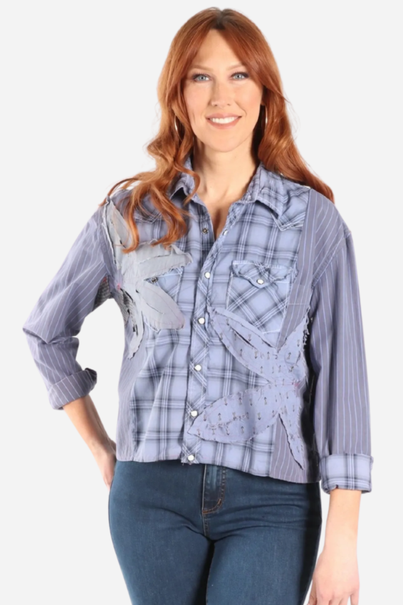 Whatever Crop - Denim #3