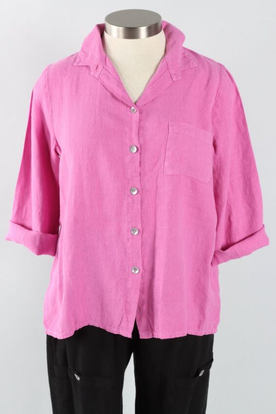Shirt Jacket - Raspberry