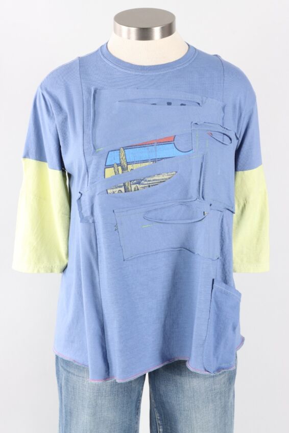 Cubed Tee - Cornflower #7