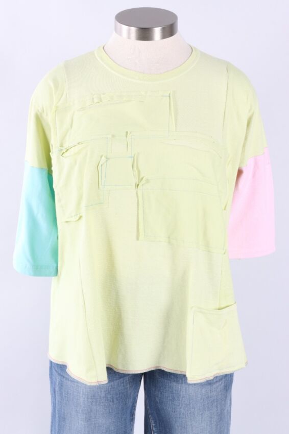 Cubed Tee - Buttercream #2